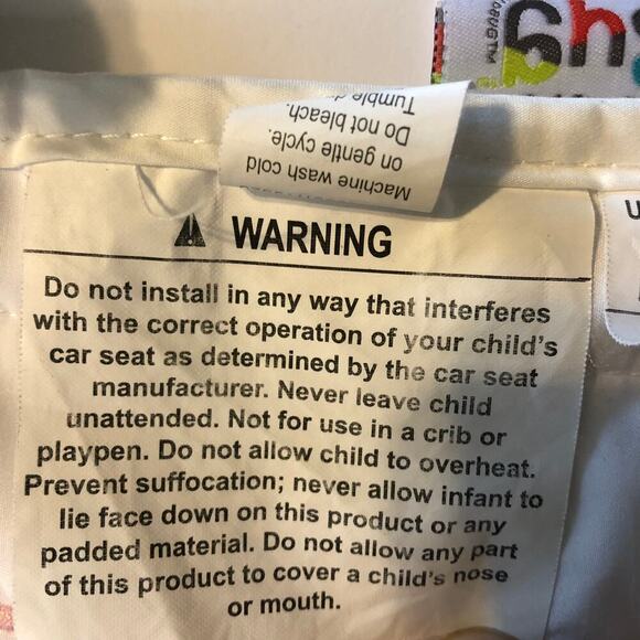 Travel Bug Unicorn Infant Head Support Pillow White & Pink - Picture 3 of 6